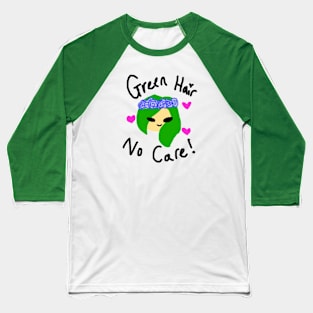 Green hair Baseball T-Shirt